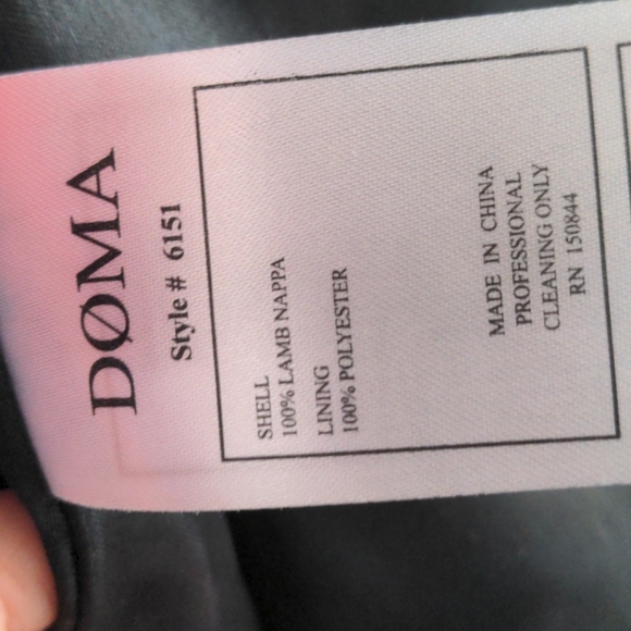 DOMA Leather jacket - Picture 5 of 5